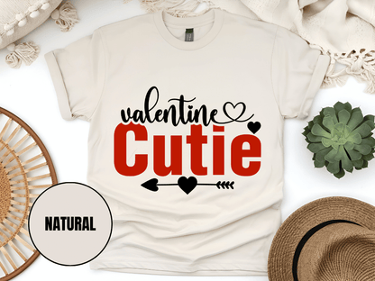 "Valentine Cutie, Valentine's Day" T-Shirt, (Gildan 5000) VD028