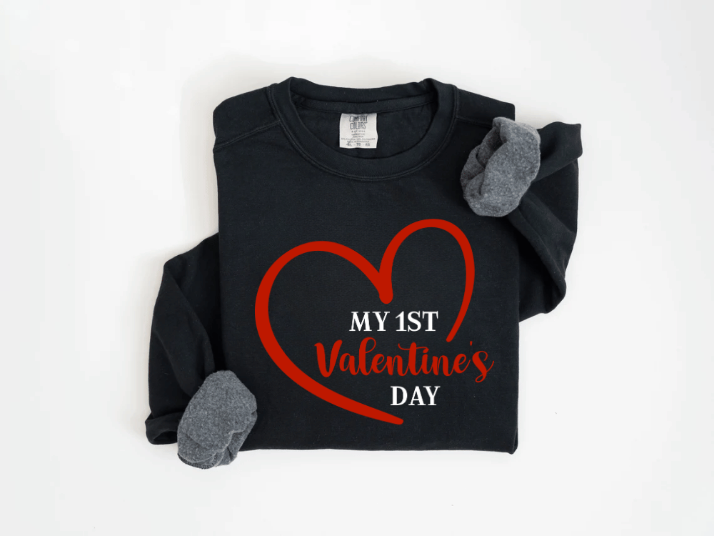 "My First Valentine's Day" Valentine's Day (Comfort Color) VDS023