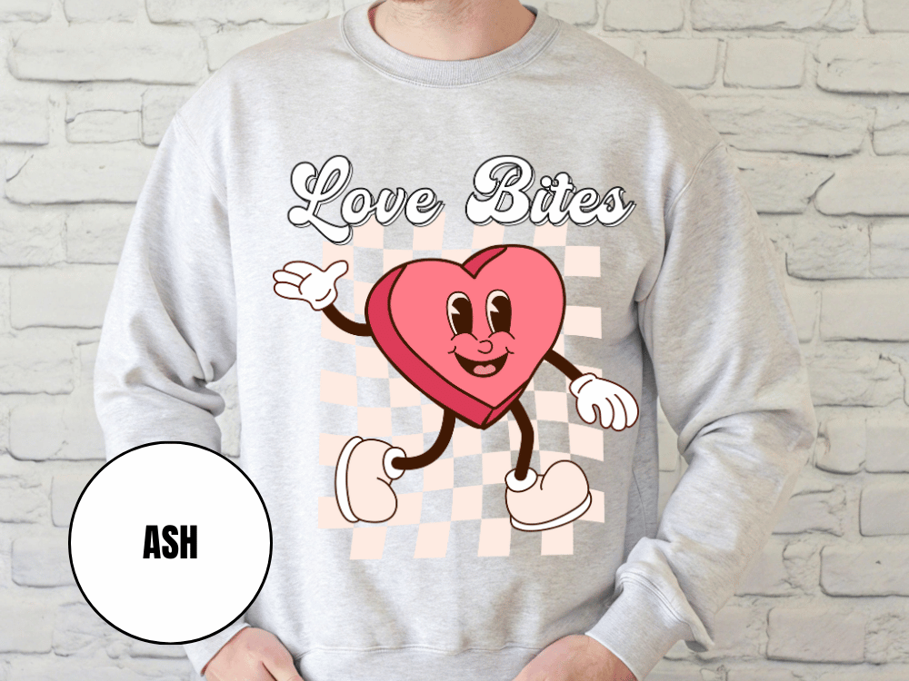 "Love Bites" Valentine's Day (Gildan 18000) VD046