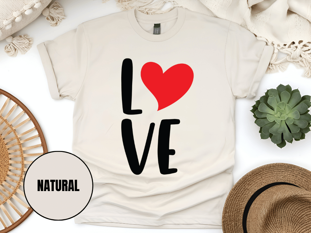 "Love Valentine's day" T-Shirt, (Gildan 5000) VD013