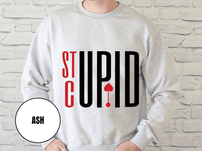 "Stupid Cupid", Valentine's Day (Gildan 18000) VD029