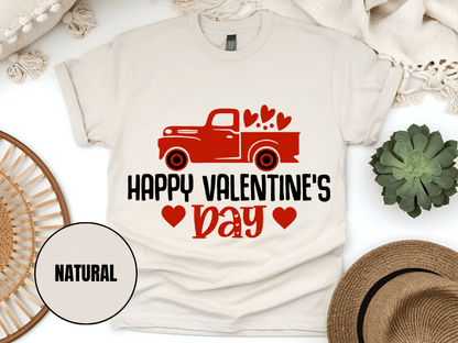 "Hugs Kisses and Valentine Wishes,Valentine's day" T-Shirt, (Gildan 5000) VD021