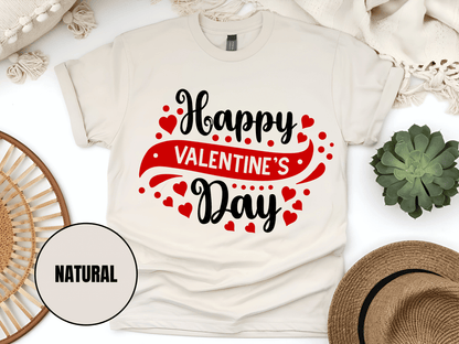 "Happy Valentine's day" T-Shirt, (Gildan 5000) VD003