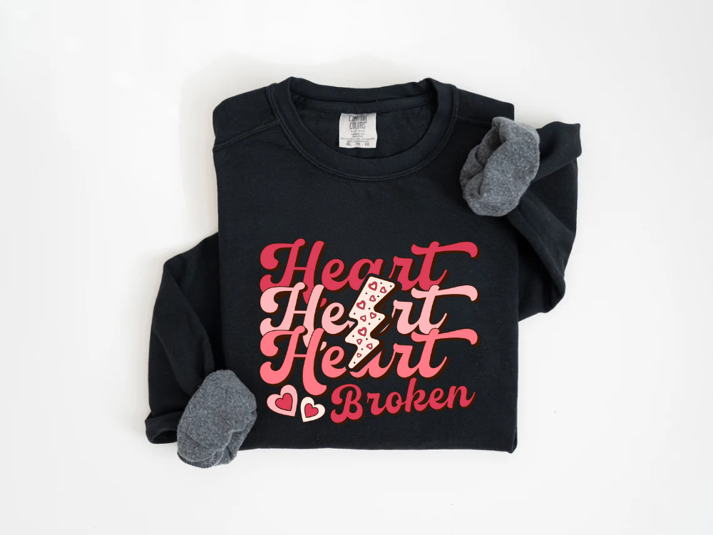 "Heart Broken" Valentine's Day (Comfort Color) VDS041
