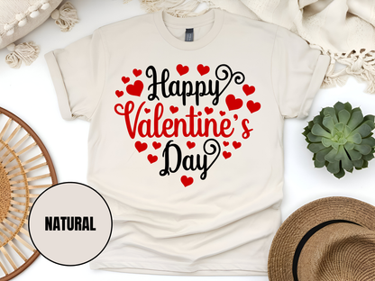 "Happy Valentine's day" T-Shirt, (Gildan 5000) VD002