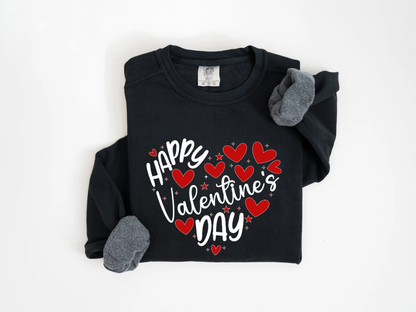 "Happy Valentine's Day" Valentine's Day (Comfort Color) VDS063