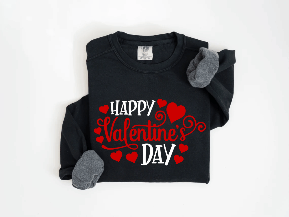 "Happy Valentine's Day" Valentine's Day (Comfort Color) VDS007