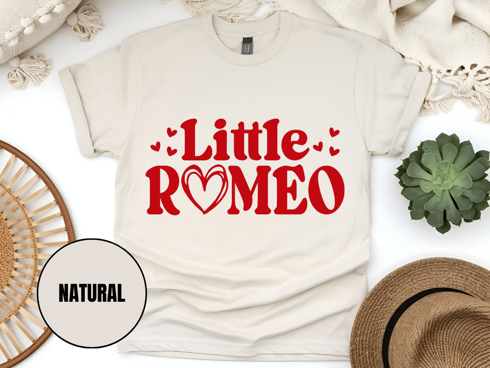 "Little Romeo, Valentine's Day" T-Shirt, (Gildan 5000) VD057