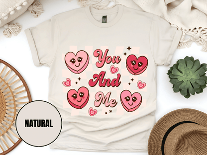 "You And Me, Valentine's Day" T-Shirt, (Gildan 5000) VD050