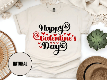 "Happy Valentine's day" T-Shirt, (Gildan 5000) VD008