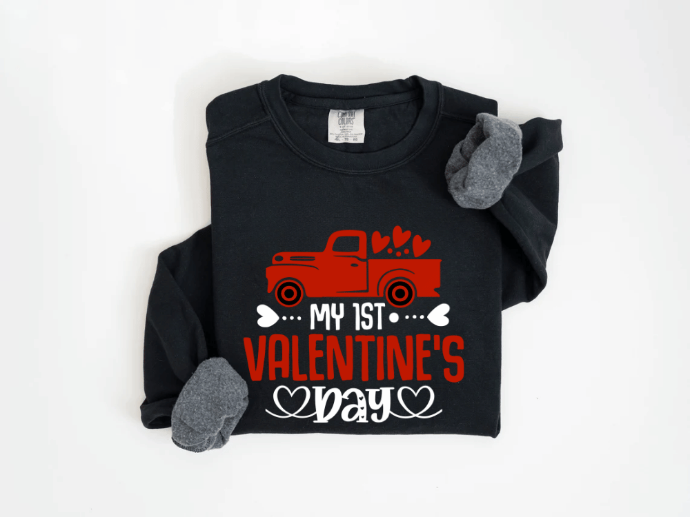 "My First Valentine's Day" Valentine's Day (Comfort Color) VDS024