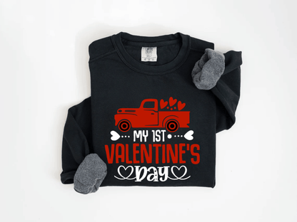 "My First Valentine's Day" Valentine's Day (Comfort Color) VDS024