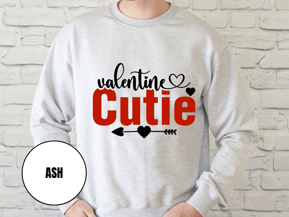 "Valentine Cutie", Valentine's Day (Gildan 18000) VD028