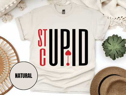 "Stupid Cupid, Valentine's Day" T-Shirt, (Gildan 5000) VD029