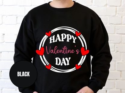 "Happy Valentine's Day" Valentine's Day (Gildan 18000) VD064