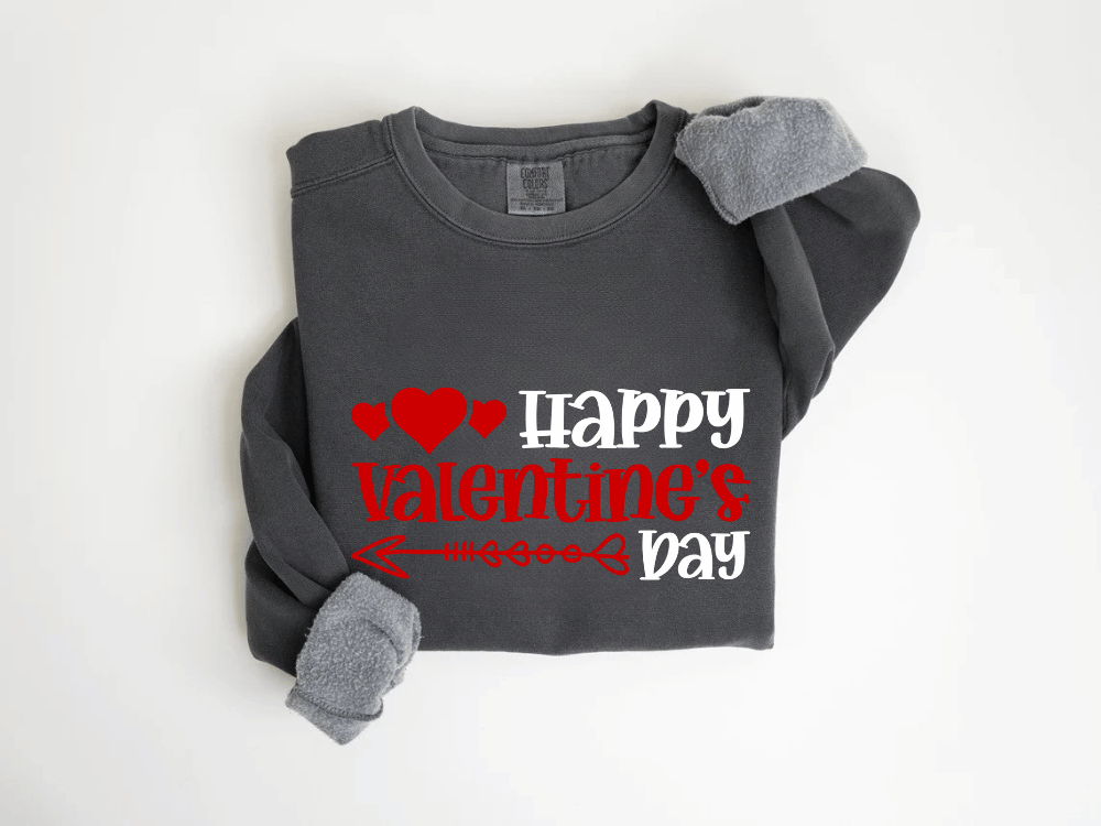 "Happy Valentine's Day" Valentine's Day (Comfort Color) VDS009
