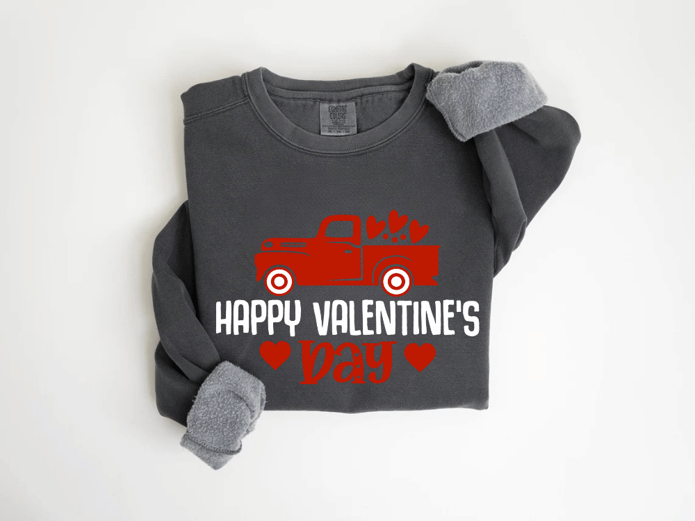 "Happy Valentine's Day" Valentine's Day (Comfort Color) VDS020