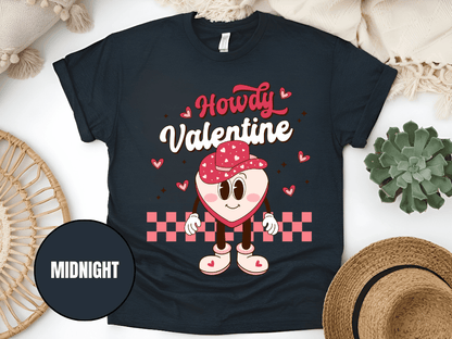 "Howdy Valentine, Valentine's Day" T-Shirt, (Gildan 5000) VD043