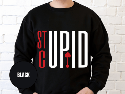 "Stupid Cupid", Valentine's Day (Gildan 18000) VD029