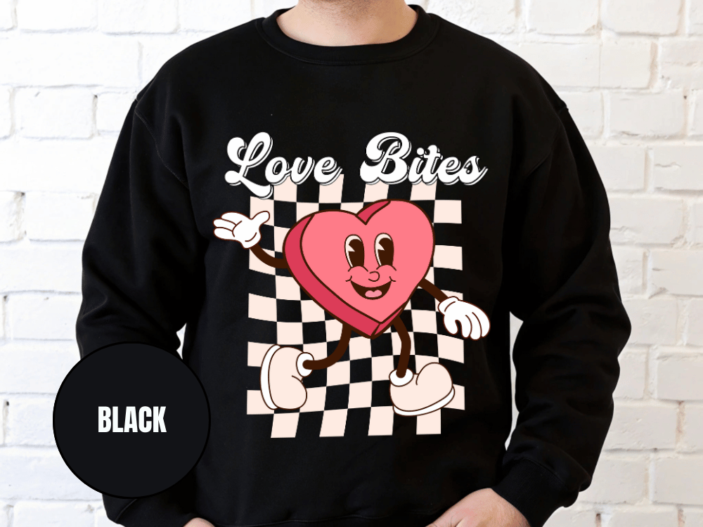 "Love Bites" Valentine's Day (Gildan 18000) VD046