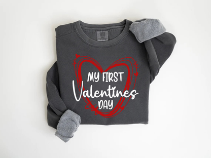 "My First Valentine's Day" Valentine's Day (Comfort Color) VDS058