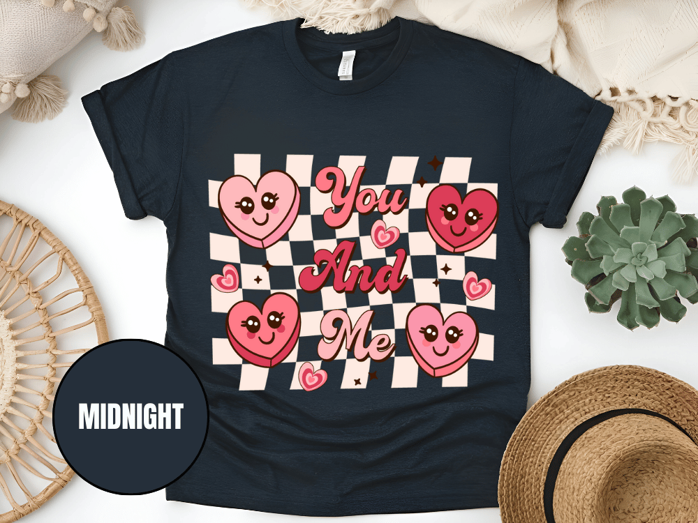 "You And Me, Valentine's Day" T-Shirt, (Gildan 5000) VD050