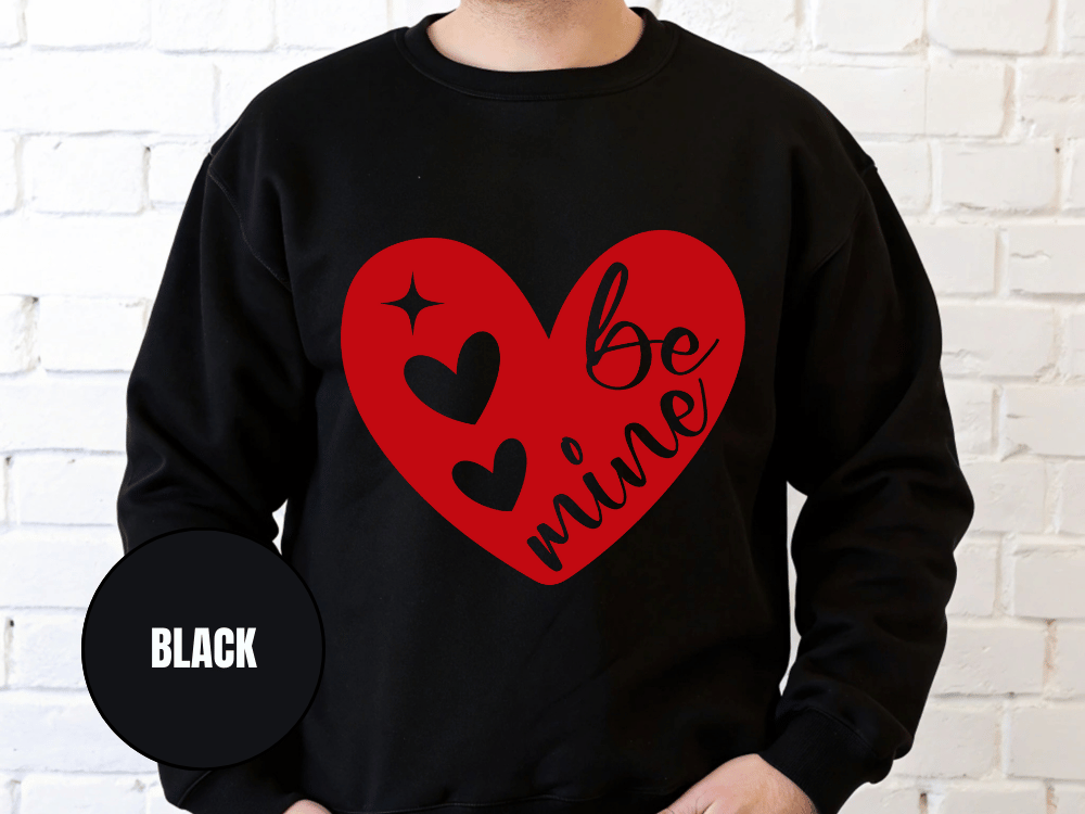 "Be Mine" Valentine's Day (Gildan 18000) VD055