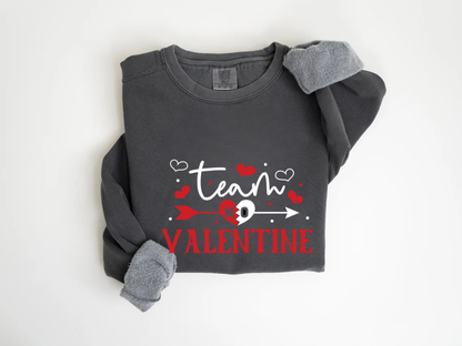 "Team No Valentine" Valentine's Day (Comfort Color) VDS031