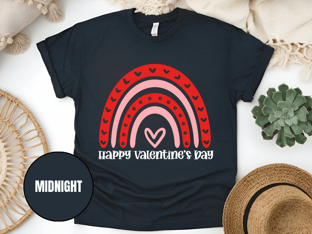 "Happy Valentine's day" T-Shirt, (Gildan 5000) VD005