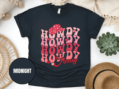 "Howdy Honey, Valentine's Day" T-Shirt, (Gildan 5000) VD042