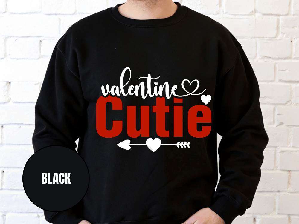 "Valentine Cutie", Valentine's Day (Gildan 18000) VD028