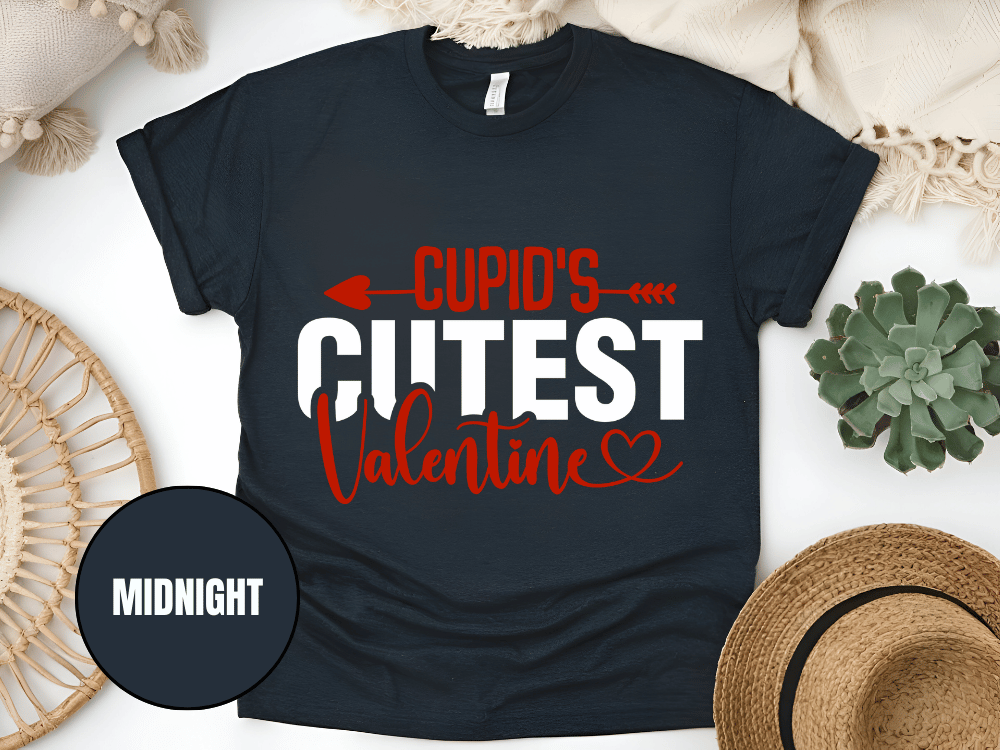 "Cupid's Cutest Valentine's day" T-Shirt, (Gildan 5000) VD018