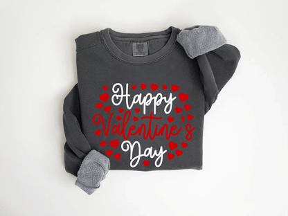 "Happy Valentine's Day" Valentine's Day (Comfort Color) VDS010