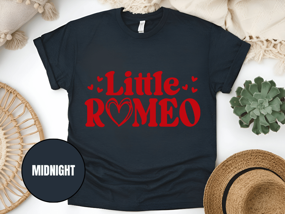 "Little Romeo, Valentine's Day" T-Shirt, (Gildan 5000) VD057