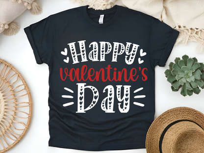 "Happy Valentine's day" T-Shirt, (Gildan 5000) VD001