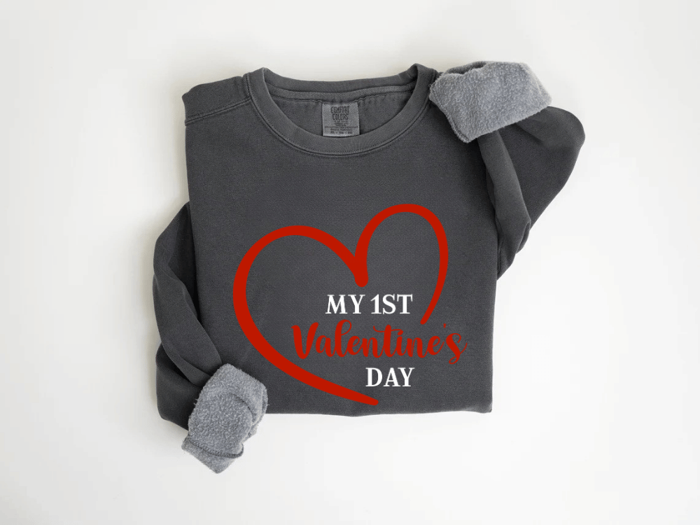 "My First Valentine's Day" Valentine's Day (Comfort Color) VDS023
