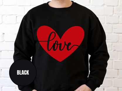 "Love" Valentine's Day (Gildan 18000) VD052