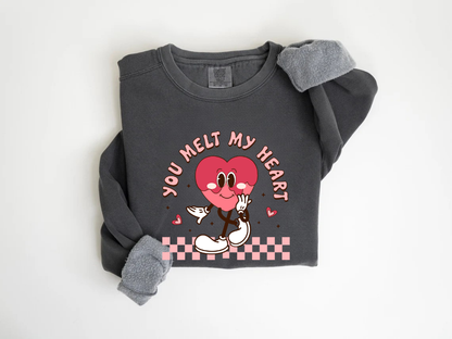 "You Melt My Heart" Valentine's Day (Comfort Color) VDS051