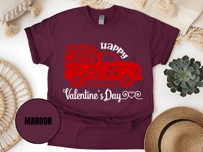 "Happy Valentine's day" T-Shirt, (Gildan 5000) VD006