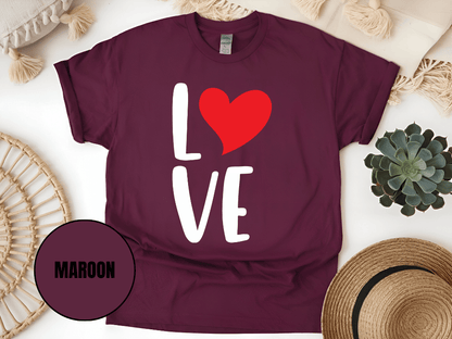 "Love Valentine's day" T-Shirt, (Gildan 5000) VD013