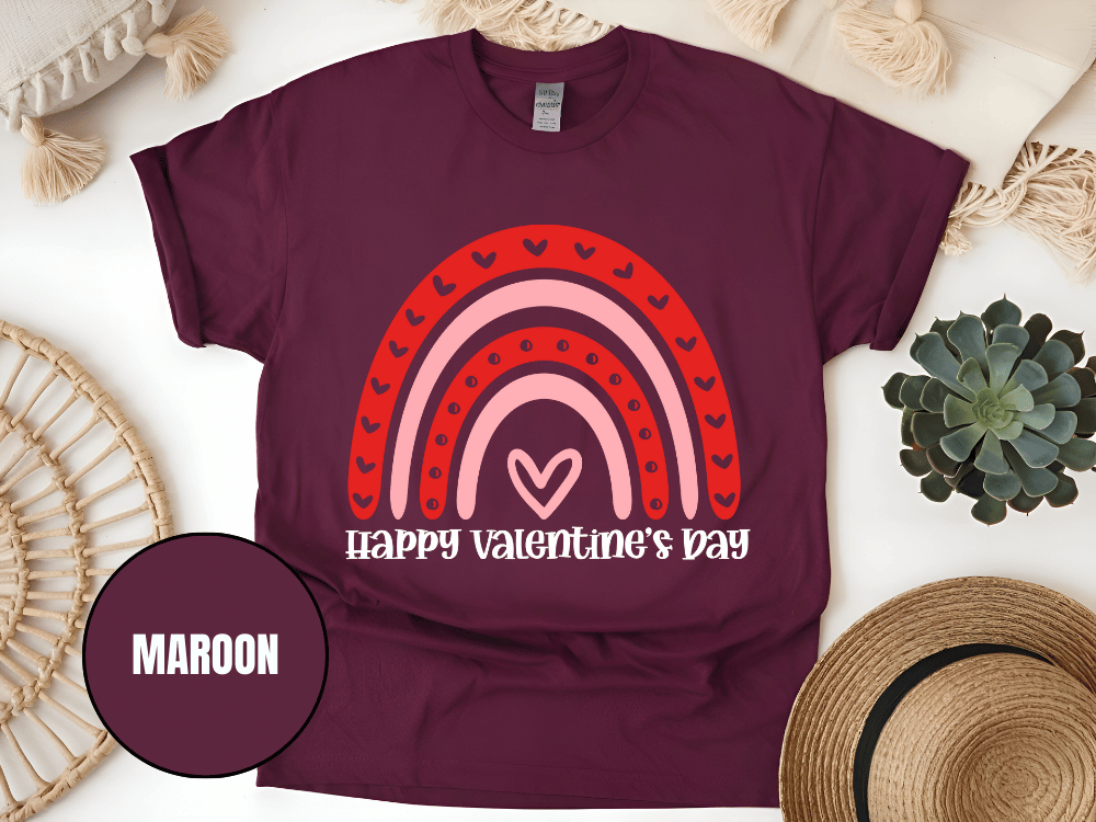 "Happy Valentine's day" T-Shirt, (Gildan 5000) VD005