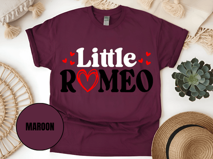"Little Romeo, Valentine's Day" T-Shirt, (Gildan 5000) VD057