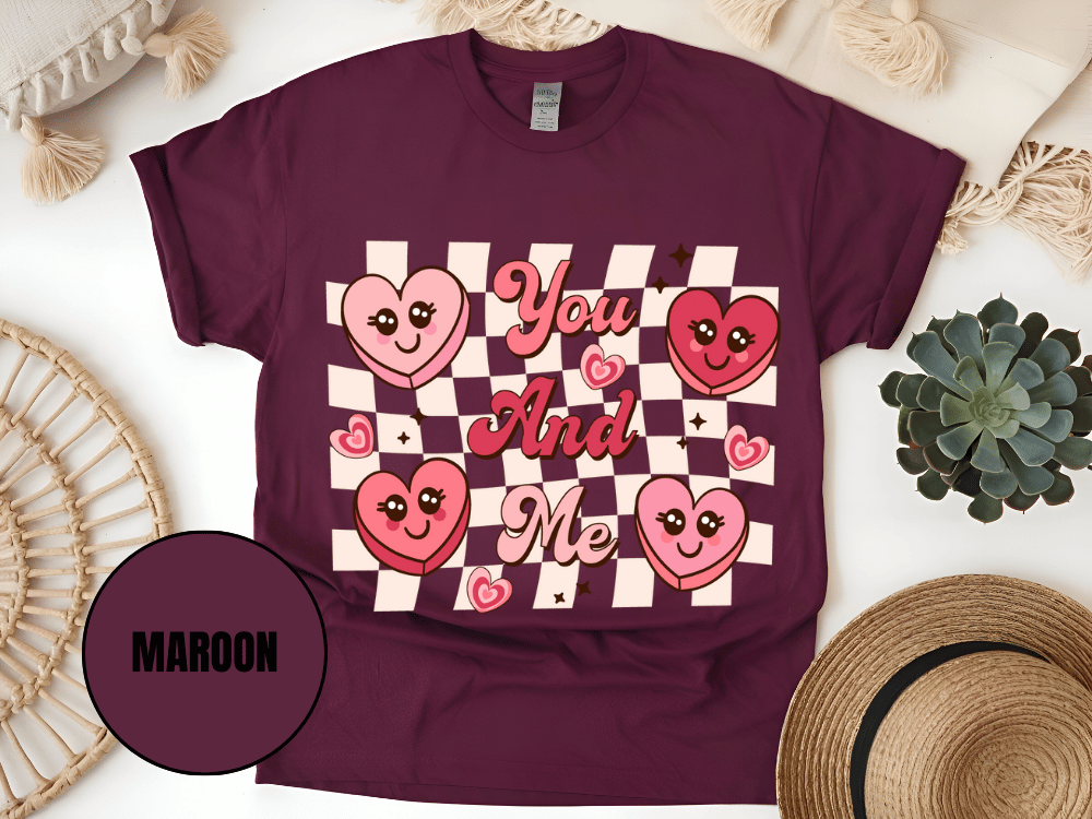 "You And Me, Valentine's Day" T-Shirt, (Gildan 5000) VD050