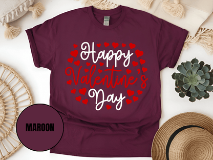 "Happy Valentine's day" T-Shirt, (Gildan 5000) VD010