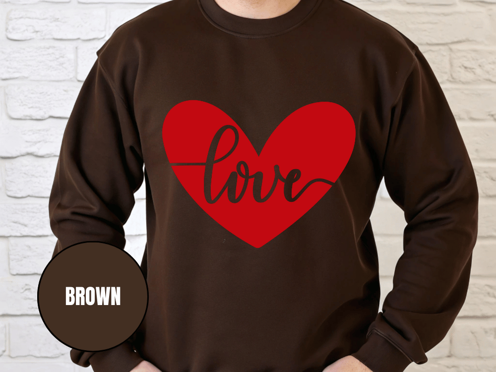 "Love" Valentine's Day (Gildan 18000) VD052