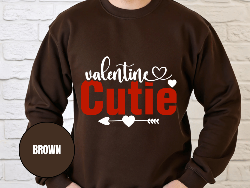 "Valentine Cutie", Valentine's Day (Gildan 18000) VD028