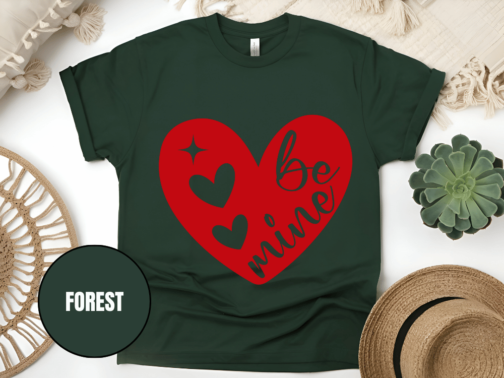 "Be Mine, Valentine's Day" T-Shirt, (Gildan 5000) VD055