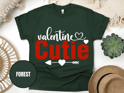 "Valentine Cutie, Valentine's Day" T-Shirt, (Gildan 5000) VD028