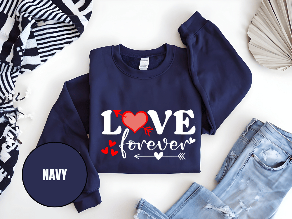 "Love Forever" Valentine's Day (Gildan 18000) VD056