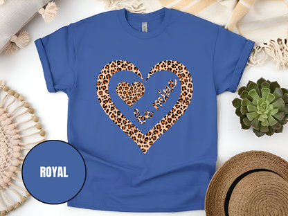 "Be Mine Leopard Design" T-Shirt, (Gildan 5000) VD065